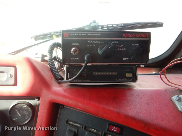 image for item ID9183 1992 E-one  pumper fire truck