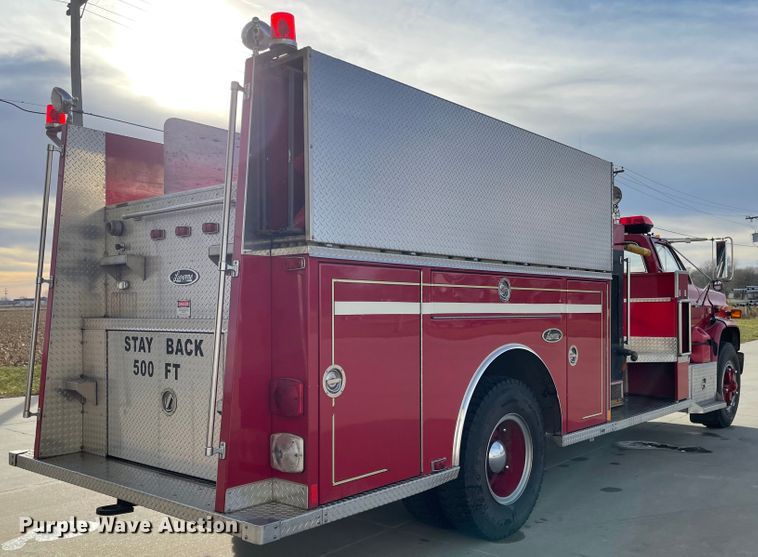 image for item IJ9508 1989 GMC C7000  pumper fire truck
