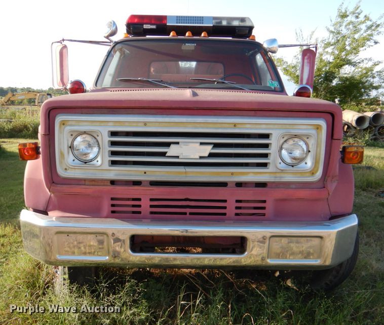 image for item IR9111 1975 Chevrolet C65  pumper fire truck