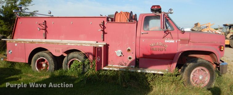 image for item IR9111 1975 Chevrolet C65  pumper fire truck