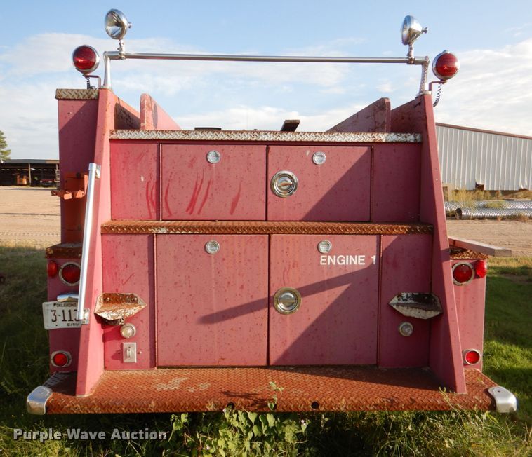 image for item IR9111 1975 Chevrolet C65  pumper fire truck