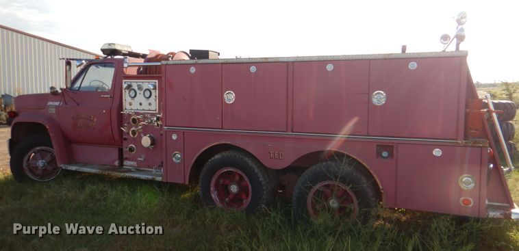 image for item IR9111 1975 Chevrolet C65  pumper fire truck