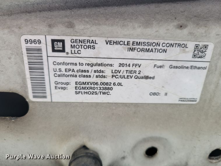 image for item IV9722 2014 Chevrolet Caprice Police