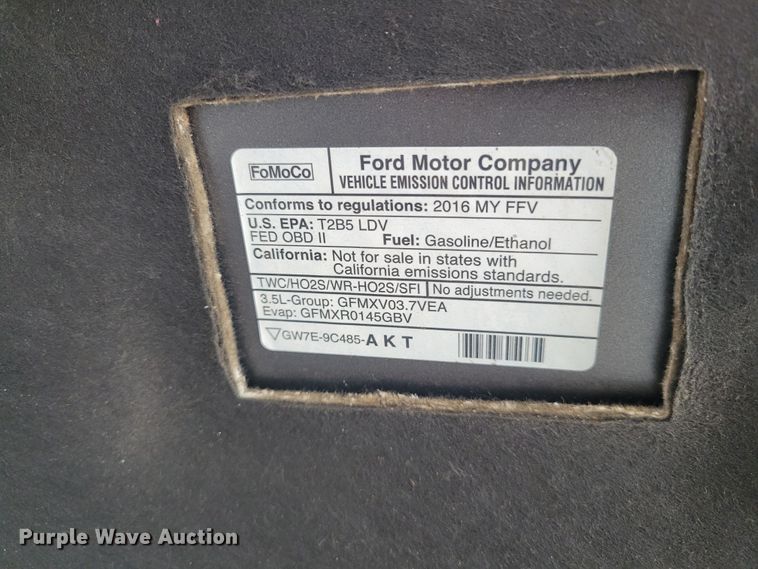 image for item IV9723 2016 Ford Taurus