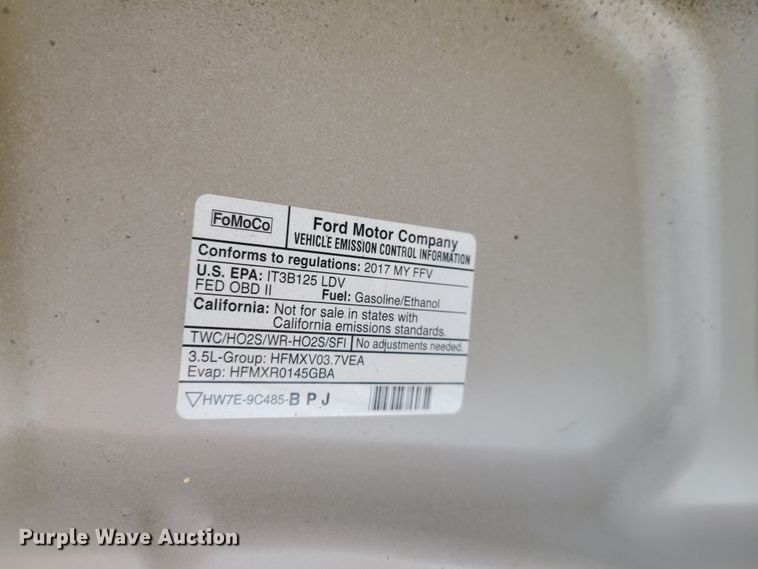 image for item IV9727 2017 Ford Taurus Police Interceptor