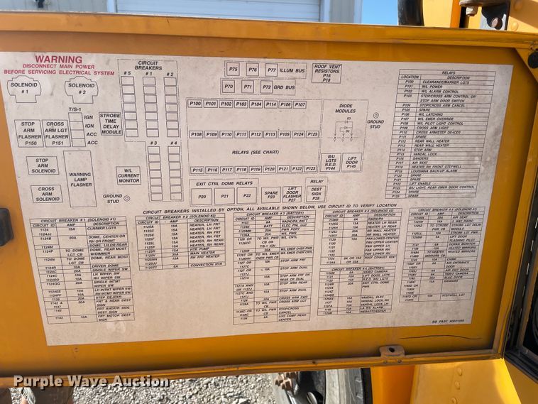 image for item IX9616 2004 Blue Bird Vision  school bus