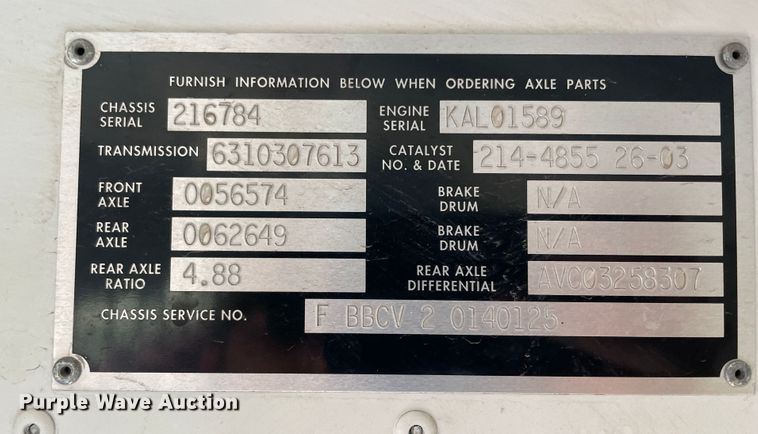 image for item IX9616 2004 Blue Bird Vision  school bus