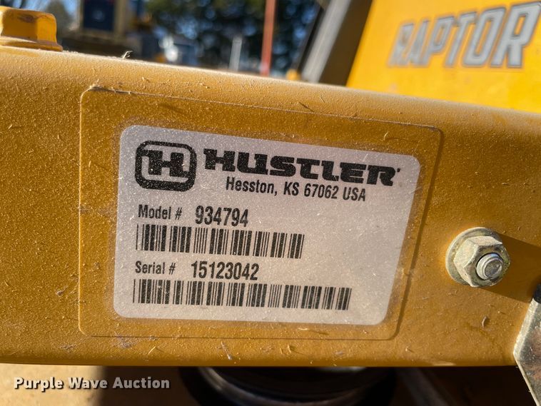 image for item IX9627 Hustler Raptor  ZTR lawn mower