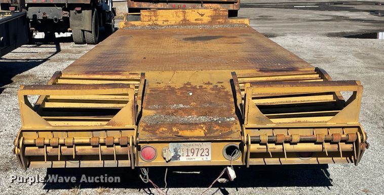 image for item IX9663 1999 Evaco DO10  equipment trailer