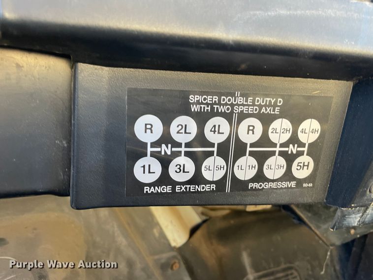 image for item IX9665 1992 International 4700  digger derrick truck