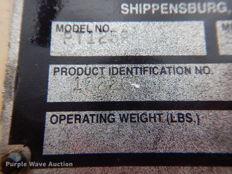 image for item JD9475 2007 Ingersoll Rand PT-125R  pneumatic roller