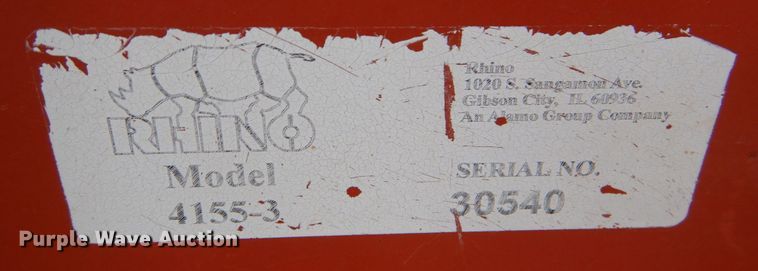 image for item JD9477 2016 Rhino 4155-3  batwing rotary mower