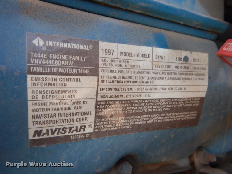 image for item JD9545 1997 Amtran 3800  school bus