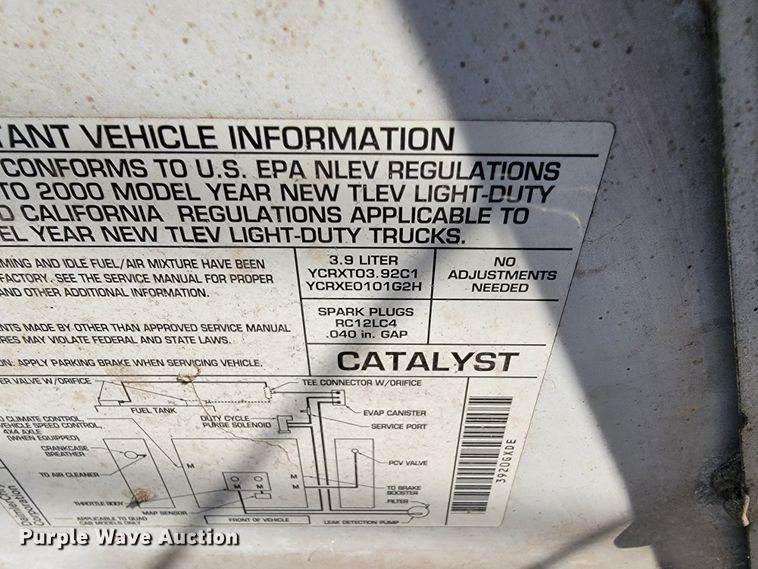 image for item JE9164 2002 Dodge Dakota  pickup truck