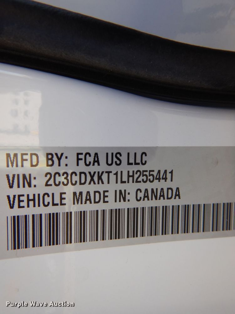 image for item JT9404 2020 Dodge Charger Police