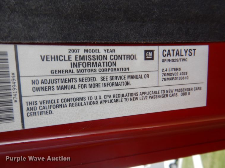 image for item DK8705 2007 Pontiac G6