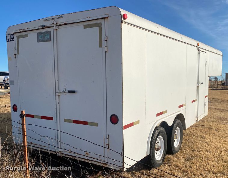 image for item DL1287 2001 W-W 10400-R  enclosed cargo trailer