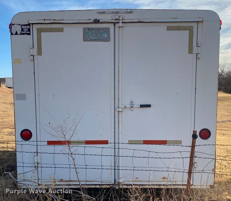 image for item DL1287 2001 W-W 10400-R  enclosed cargo trailer