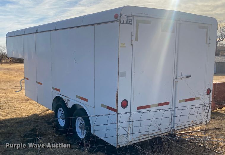 image for item DL1287 2001 W-W 10400-R  enclosed cargo trailer