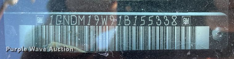 image for item DN0090 2001 Chevrolet Astro  van