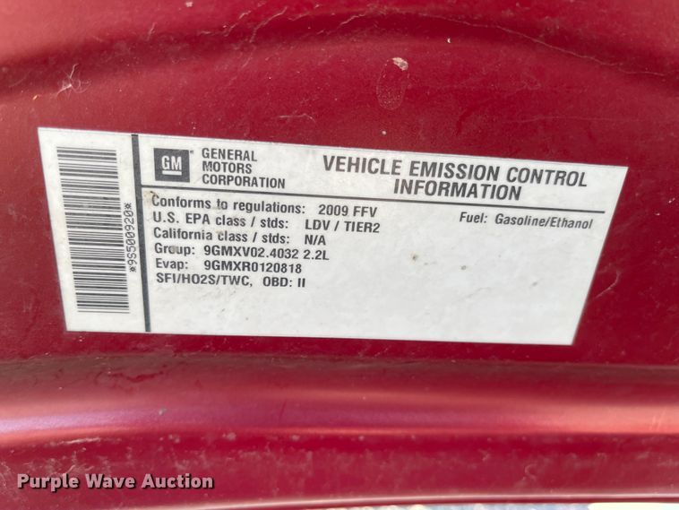 image for item IJ9567 2009 Chevrolet HHR LT