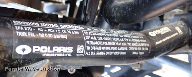 image for item IS9268 2020 Polaris Ranger North Star  utility vehicle