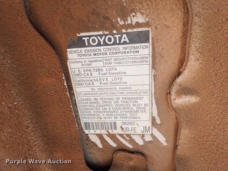 image for item IS9292 2012 Toyota Tundra  Double Cab pickup truck