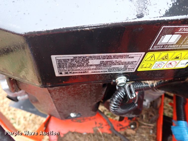 image for item IS9350 Kubota Z411  ZTR lawn mower