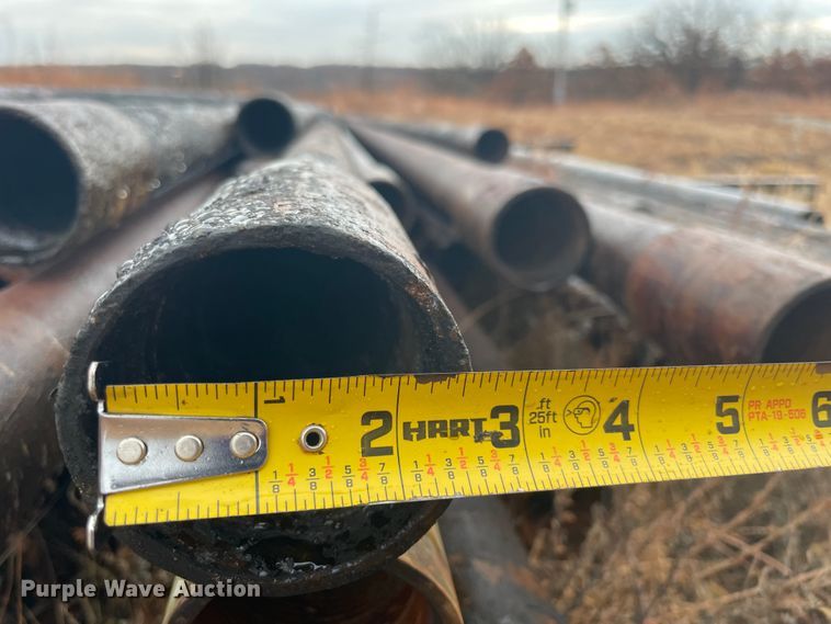 image for item IX9733 (33) joints of oilfield structural pipes