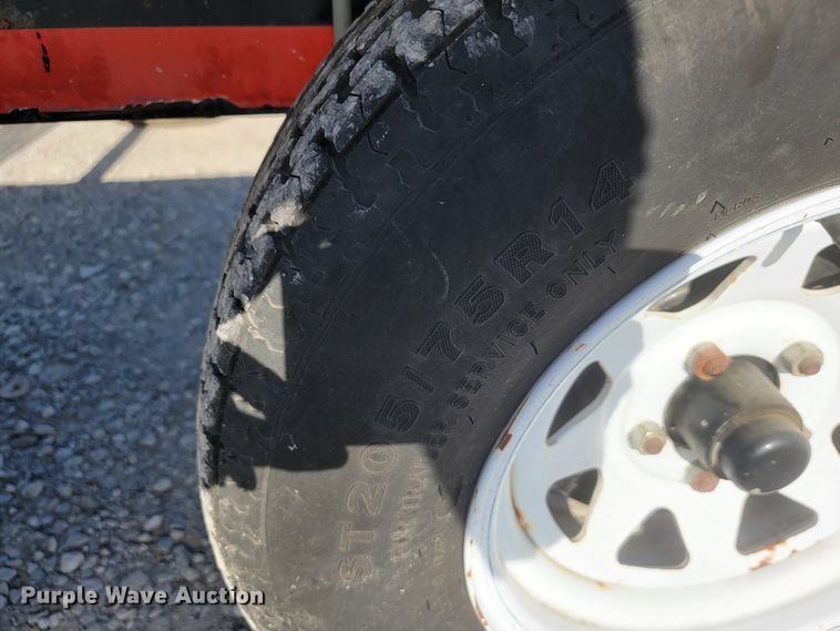 image for item JE9235 2000 Mckee  portable toilet trailer