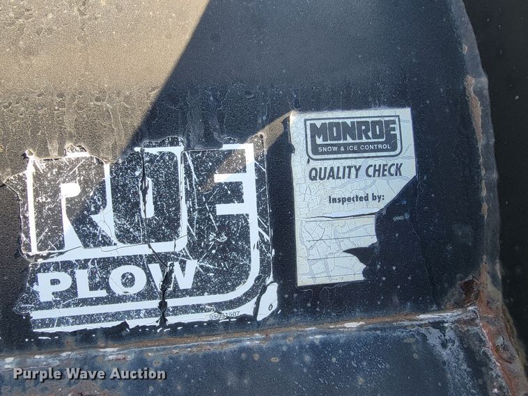 image for item JE9260 Monroe  11'W snow plow