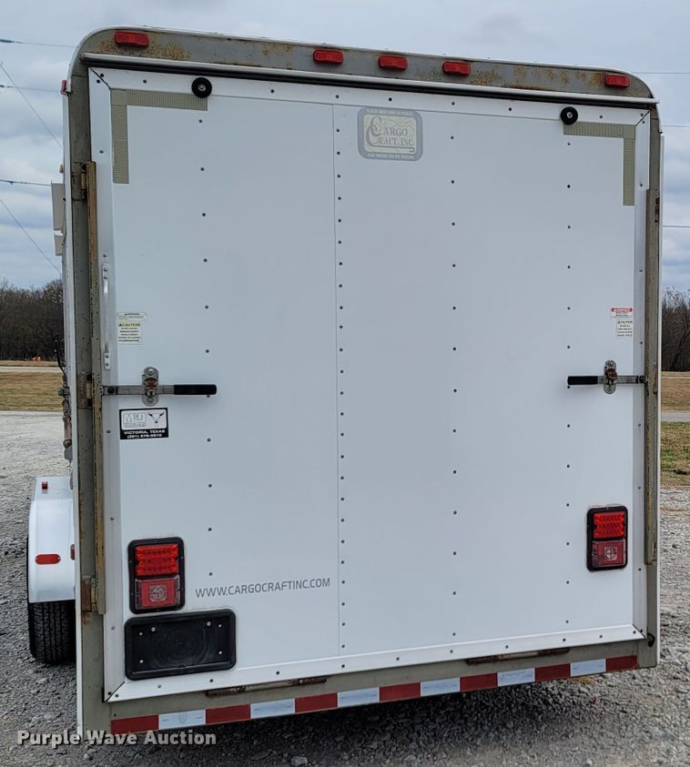 image for item JN9094 2009 Cargo Craft Expedition 7242  enclosed cargo trailer