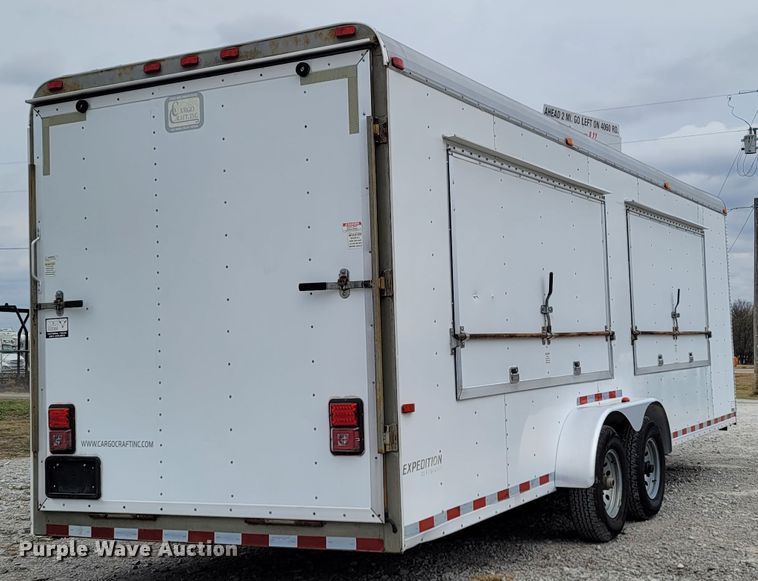 image for item JN9094 2009 Cargo Craft Expedition 7242  enclosed cargo trailer