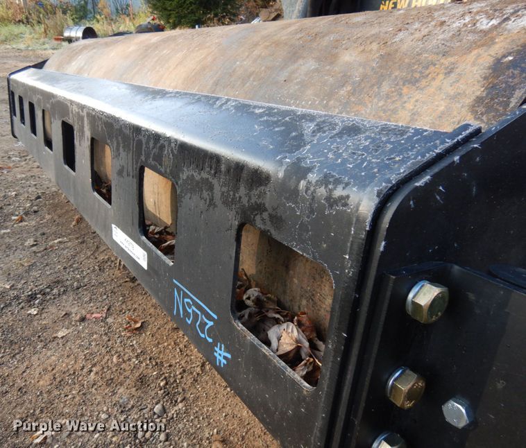 image for item KK9778 Wolverine  73"W skid steer smooth drum vibratory roller