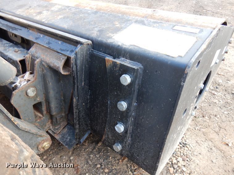 image for item KK9778 Wolverine  73"W skid steer smooth drum vibratory roller