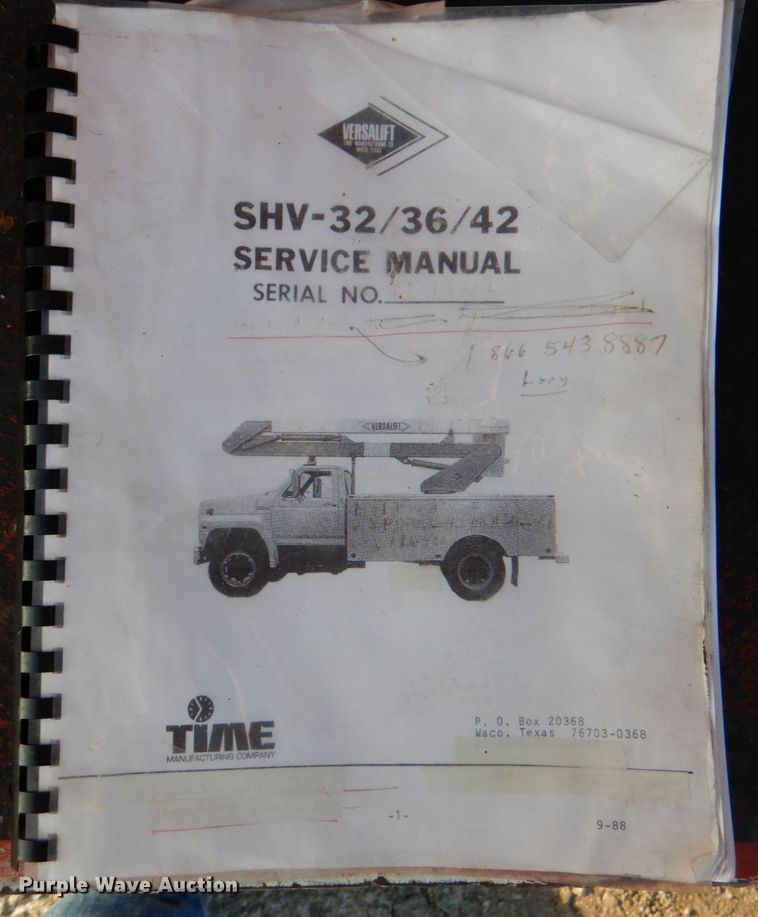 image for item DJ0802 1991 Ford F600  bucket truck