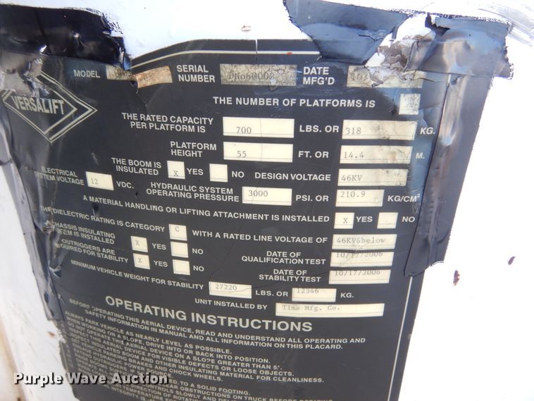 image for item DK3438 2006 Ford F750 Super Duty  bucket truck