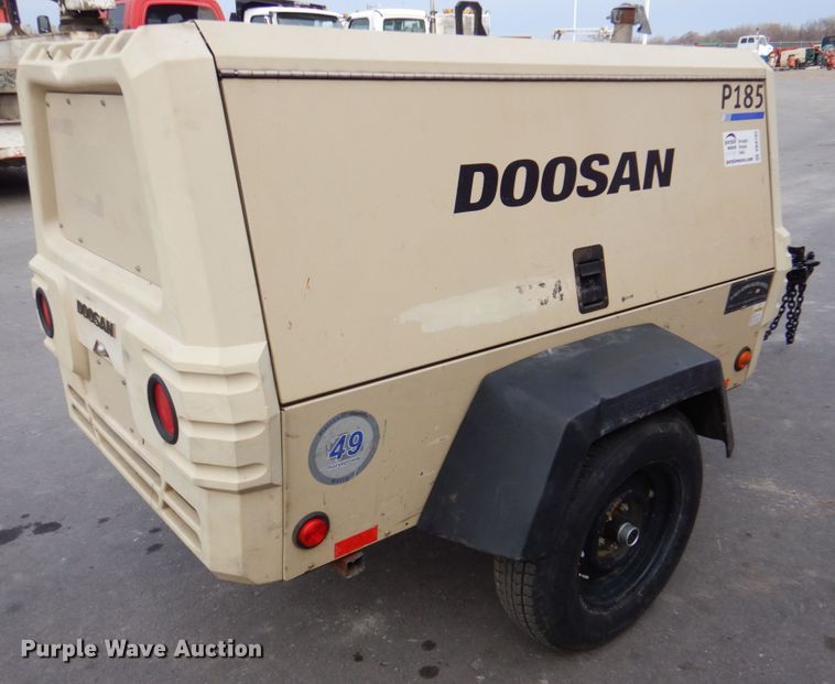 image for item DK8702 2016 Doosan P185WDO-T4F  air compressor