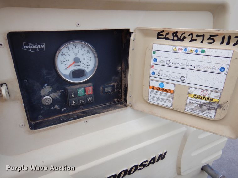 image for item DK8702 2016 Doosan P185WDO-T4F  air compressor
