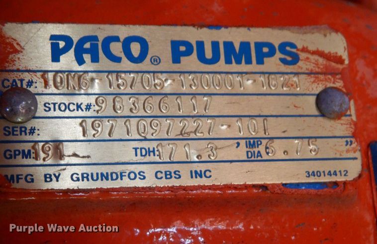 image for item IB9498 Tigerflow ES-3000  Domestic Triplex VFD booster pump