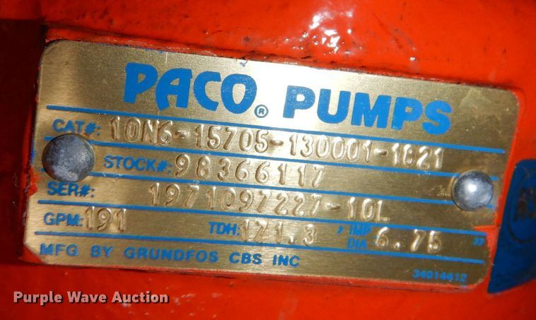 image for item IB9500 Tigerflow ES-3000  Domestic Triplex VFD booster pump