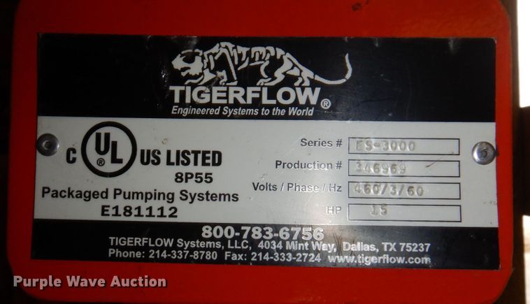 image for item IB9502 Tigerflow ES-3000  Domestic Triplex VFD booster pump