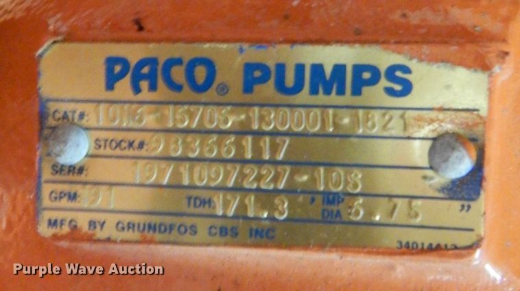 image for item IB9503 Tigerflow ES-3000  Domestic Triplex VFD booster pump