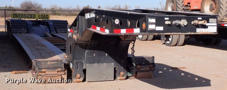 image for item IS9277 2012 Trail King TK110HDG-1-553  lowboy equipment trailer
