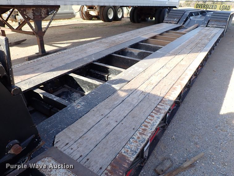 image for item IS9277 2012 Trail King TK110HDG-1-553  lowboy equipment trailer