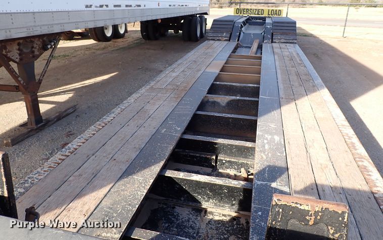 image for item IS9277 2012 Trail King TK110HDG-1-553  lowboy equipment trailer