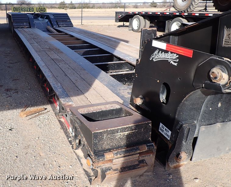 image for item IS9277 2012 Trail King TK110HDG-1-553  lowboy equipment trailer