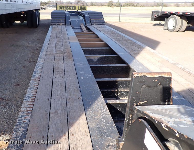 image for item IS9277 2012 Trail King TK110HDG-1-553  lowboy equipment trailer