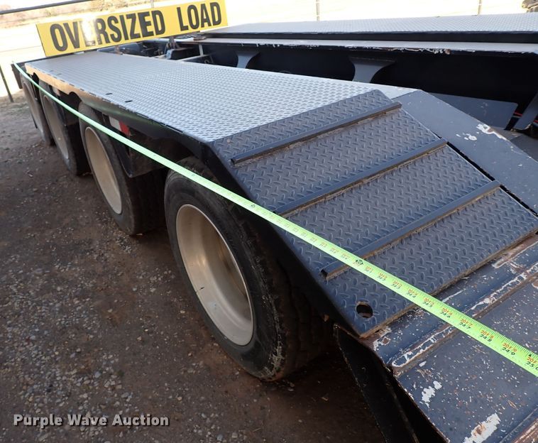 image for item IS9277 2012 Trail King TK110HDG-1-553  lowboy equipment trailer