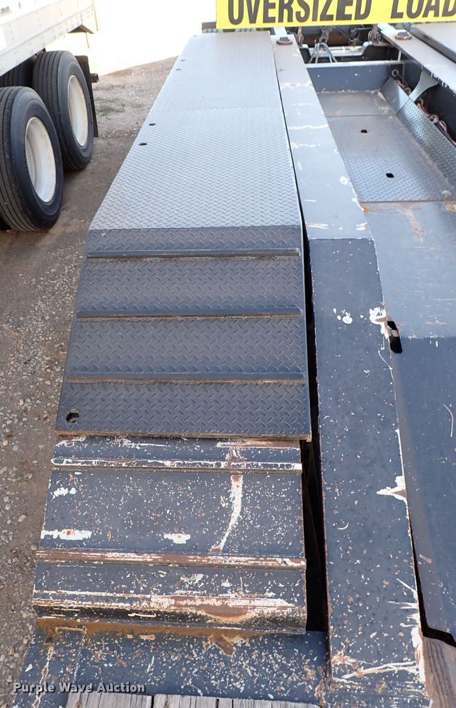 image for item IS9277 2012 Trail King TK110HDG-1-553  lowboy equipment trailer